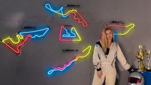 Neon Race Tracks