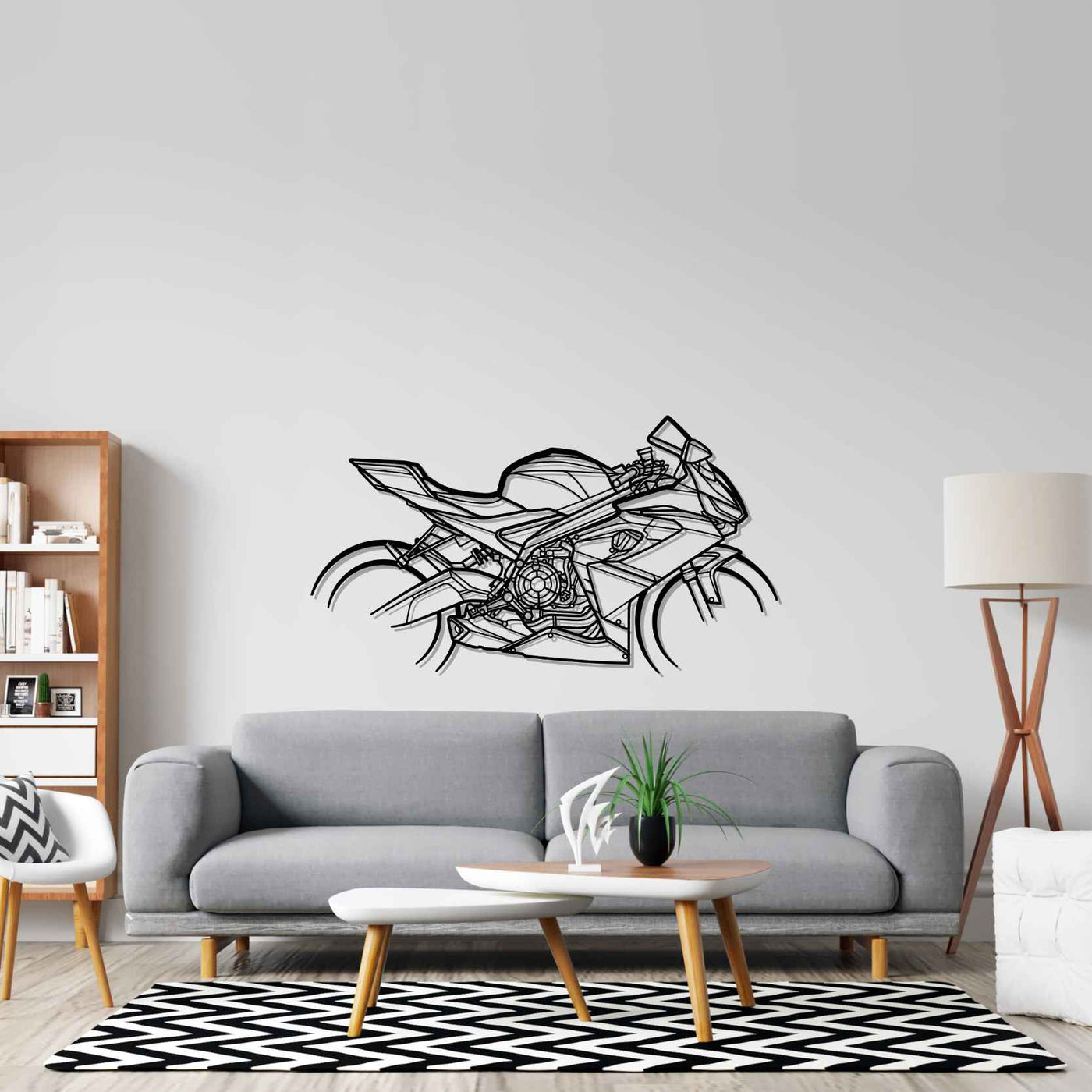 RS660 Silhouette Metal Wall Art