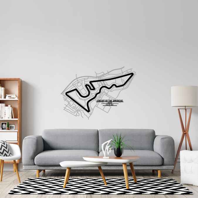 Circuit of America COTA Metal Wall Art