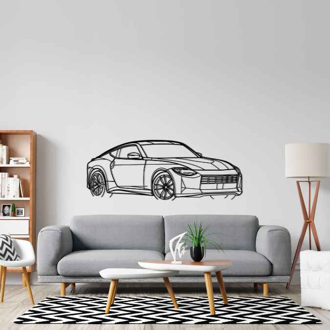 Z 2023 Angle Silhouette Metal Wall Art