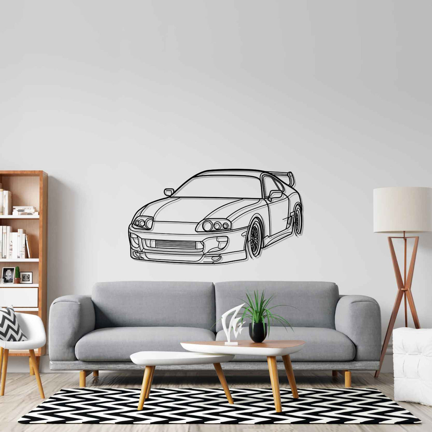 Supra 1994 Angle Silhouette Metal Wall Art