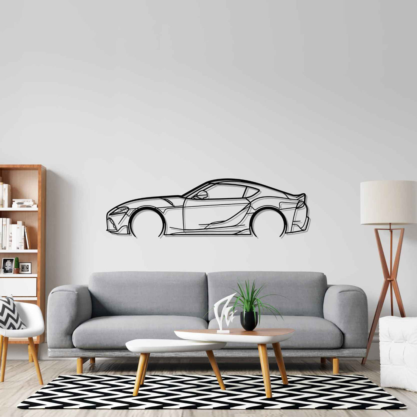 Supra 2021 GR Detailed Silhouette Metal Wall Art