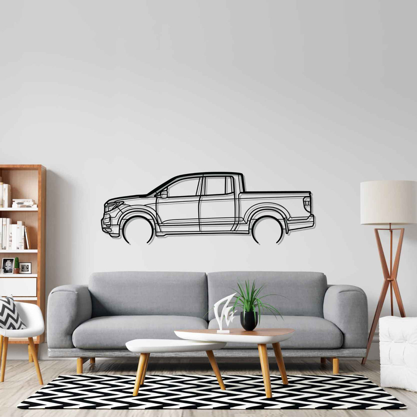 Ridgeline 2022 Detailed Silhouette Metal Wall Art