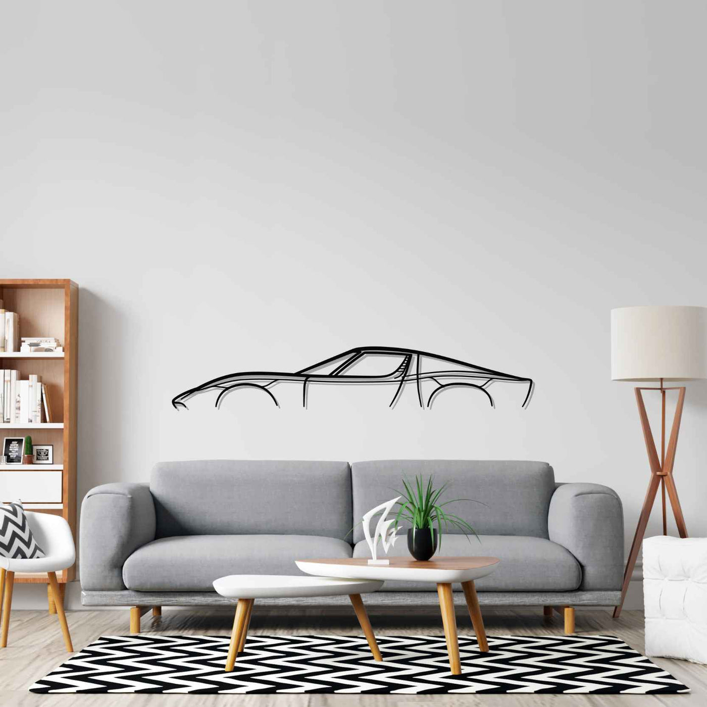 Miura Classic Metal Silhouette Wall Art