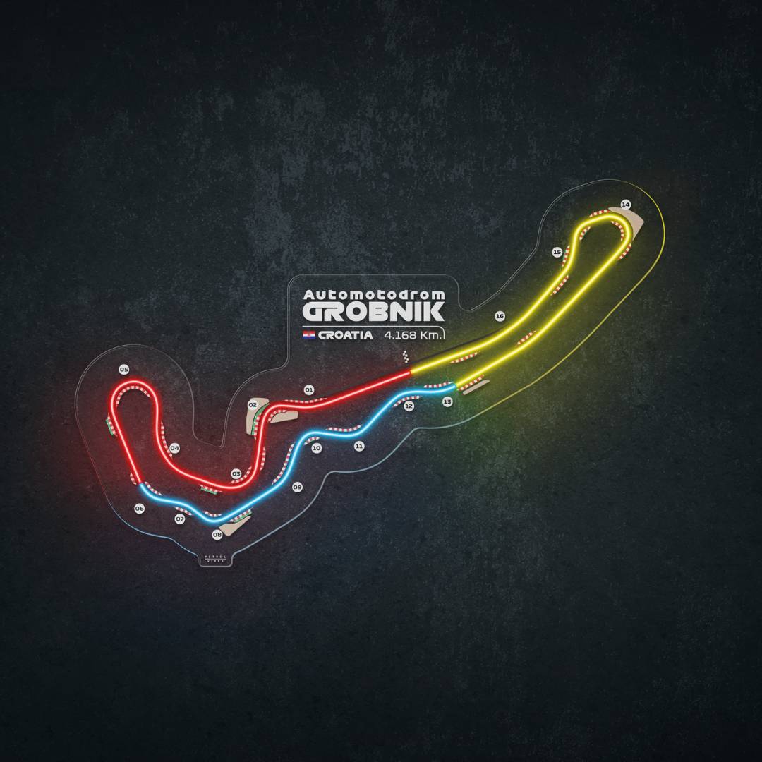Automotodrom Grobnik Neon Race Track