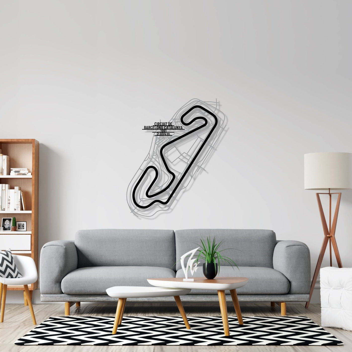 Circuit de Barcelona-Catalunya Metal Wall Art