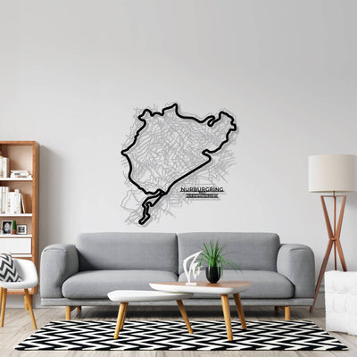 Nürburgring Nordschleife Metal Wall Art