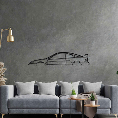 Integra Type R 1998 Classic Silhouette Metal Wall Art