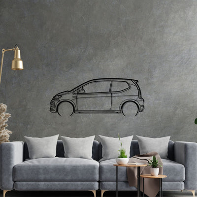 Up GTI 2019 Detailed Silhouette Metal Wall Art