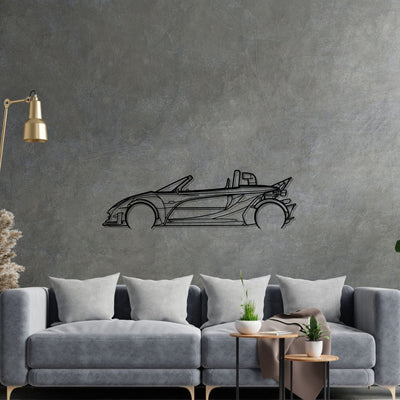 340R 2002 Detailed Silhouette Metal Wall Art