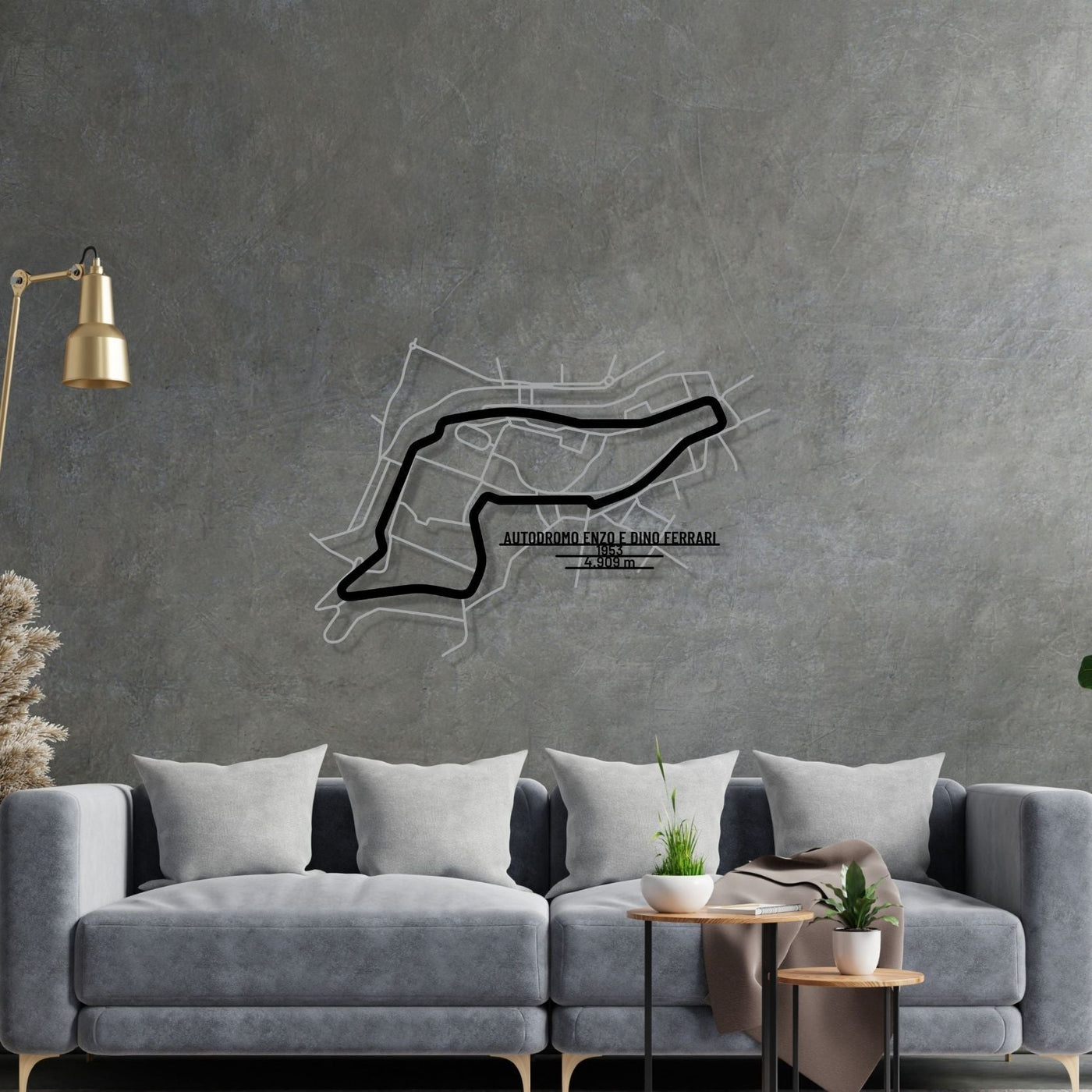 Autodromo Enzo e Dino Ferrari Metal Wall Art