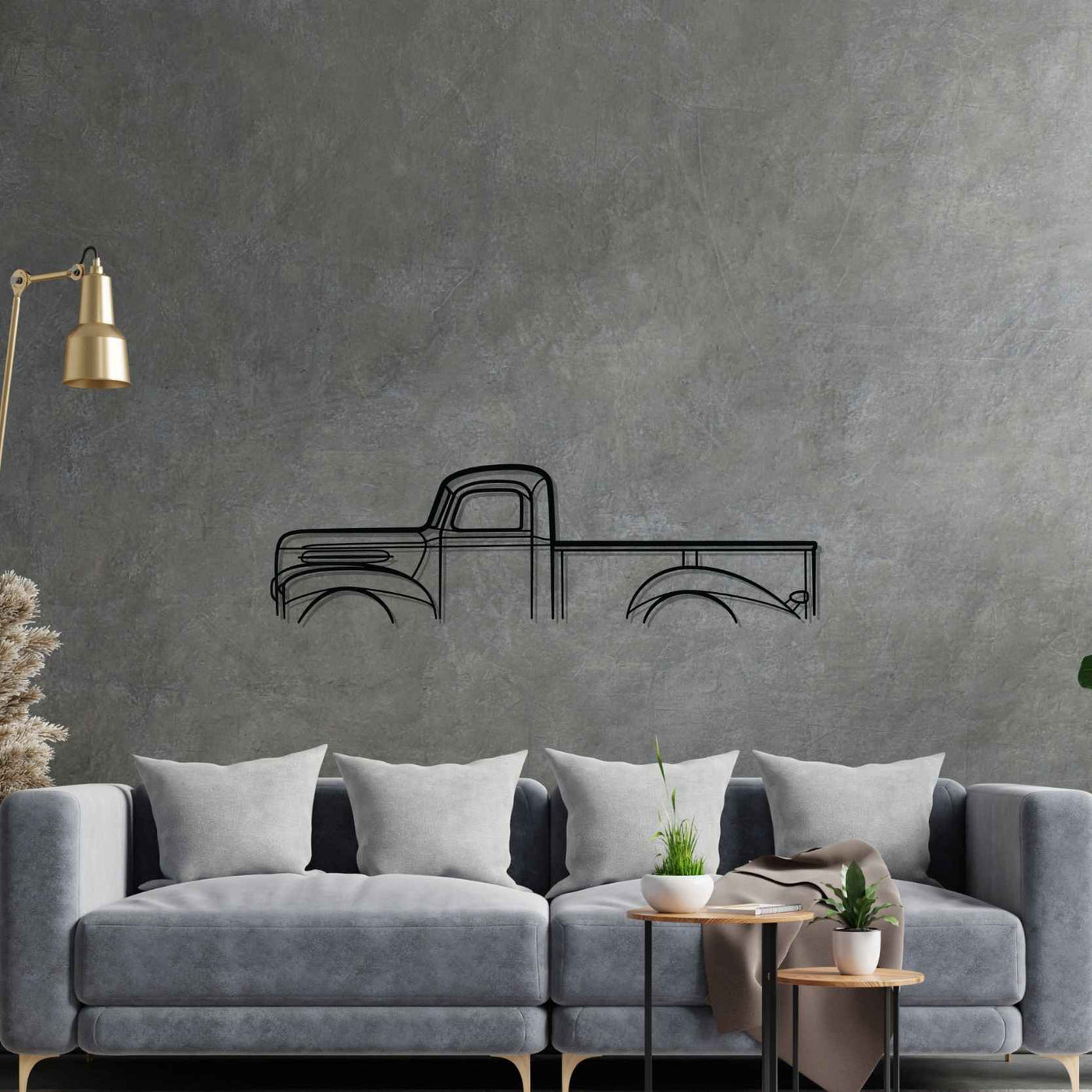 Jalibar 1974 Classic Silhouette Metal Wall Art