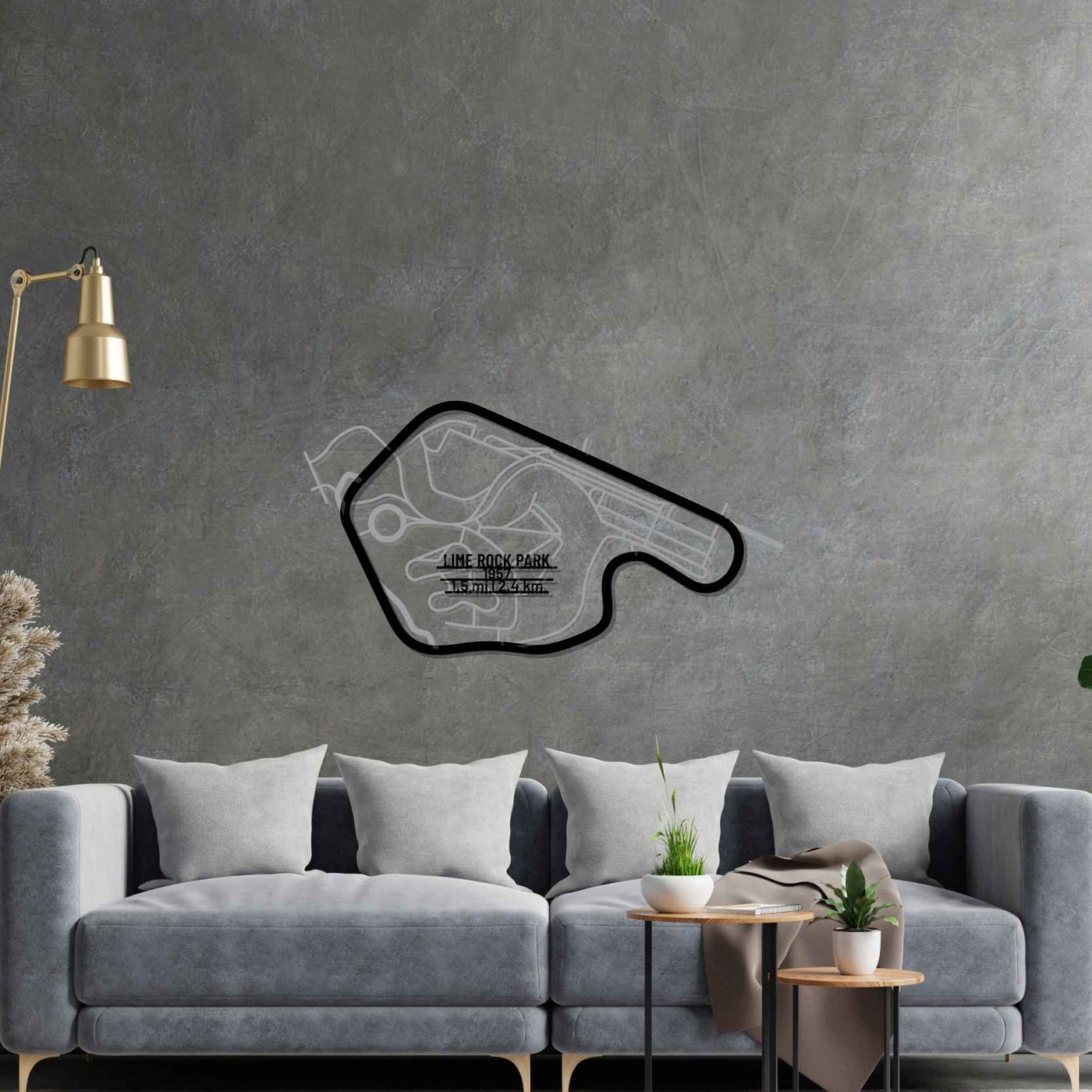 Lime Rock Park Metal Wall Art