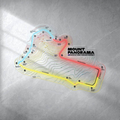 Mount Panorama Neon Race Track