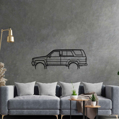 4Runner 1989 Detailed Silhouette Metal Wall Art