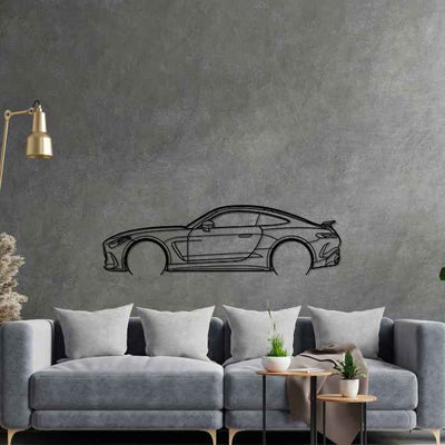 GT63 2024 Detailed Silhouette Metal Wall Art