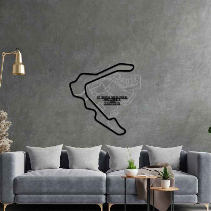 Pittsburgh International Race Complex Metal Wall Art