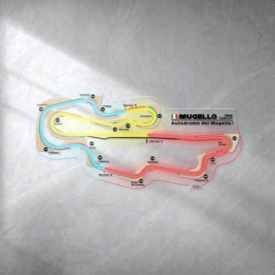 Autodromo del Mugello Neon Race Track