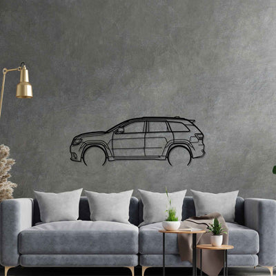 Trackhawk 2018 Detailed Silhouette Metal Wall Art