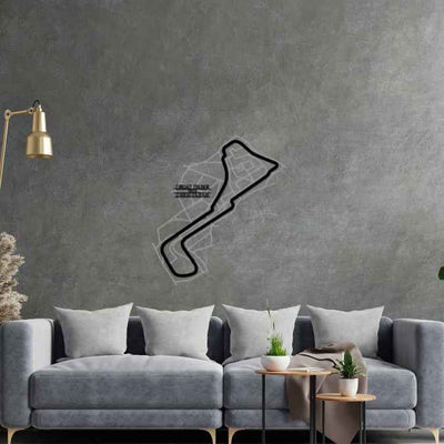 Circuit Zolder Metal Wall Art