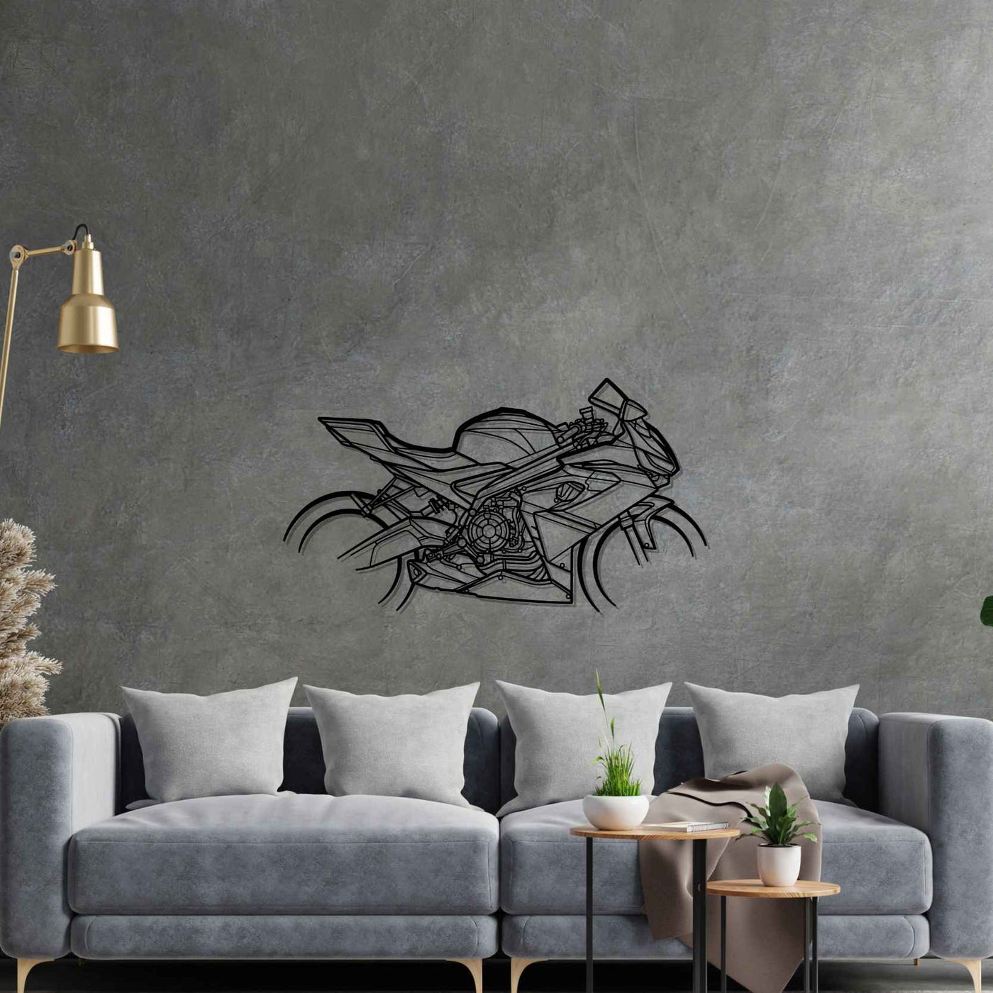 RS660 Silhouette Metal Wall Art