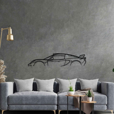 Exige Classic Silhouette Metal Wall Art