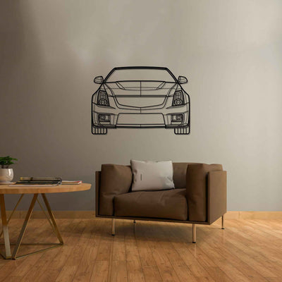 CTS-V 2011 Front Silhouette Metal Wall Art