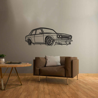 510 1973 Angle Silhouette Metal Wall Art