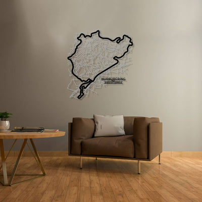 Nürburgring Nordschleife Metal Wall Art