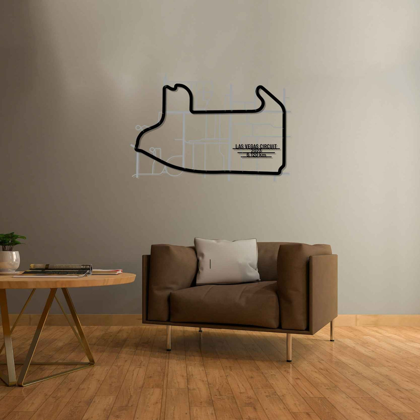 Las Vegas Circuit 2023 Metal Wall Art