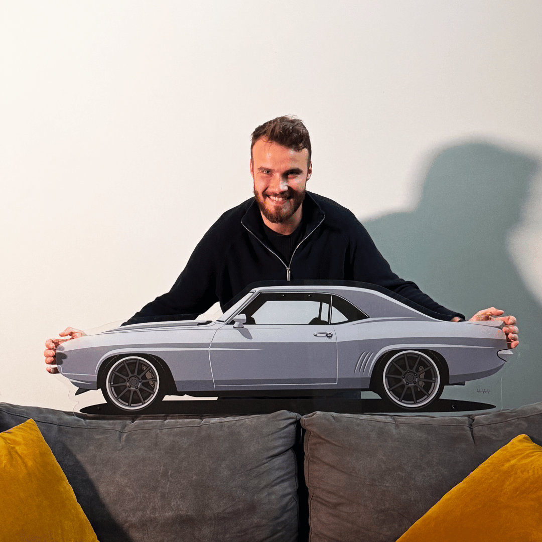 AMG GT Black Series Front Angle Acrylic Print