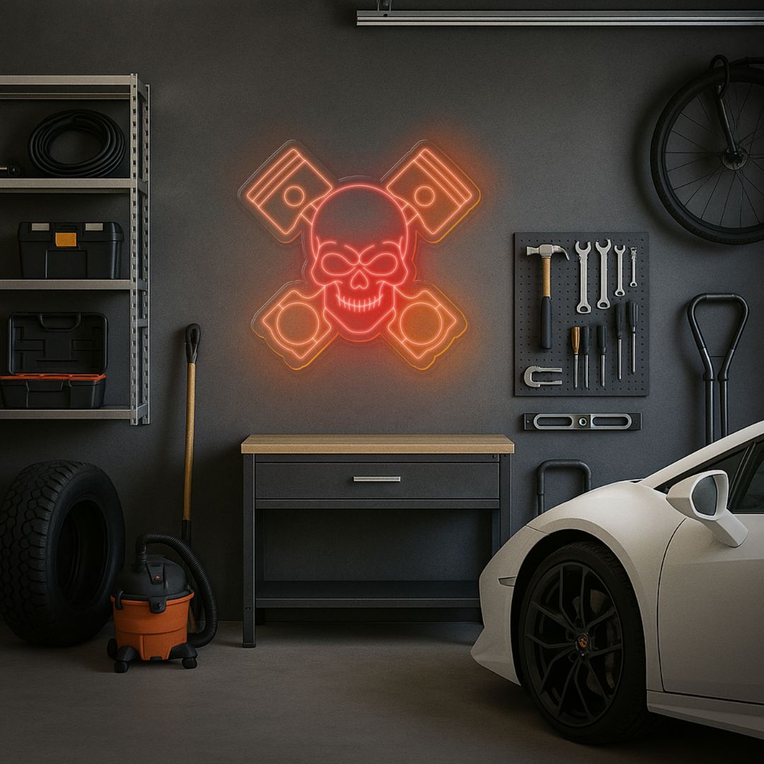Skull Neon Sign
