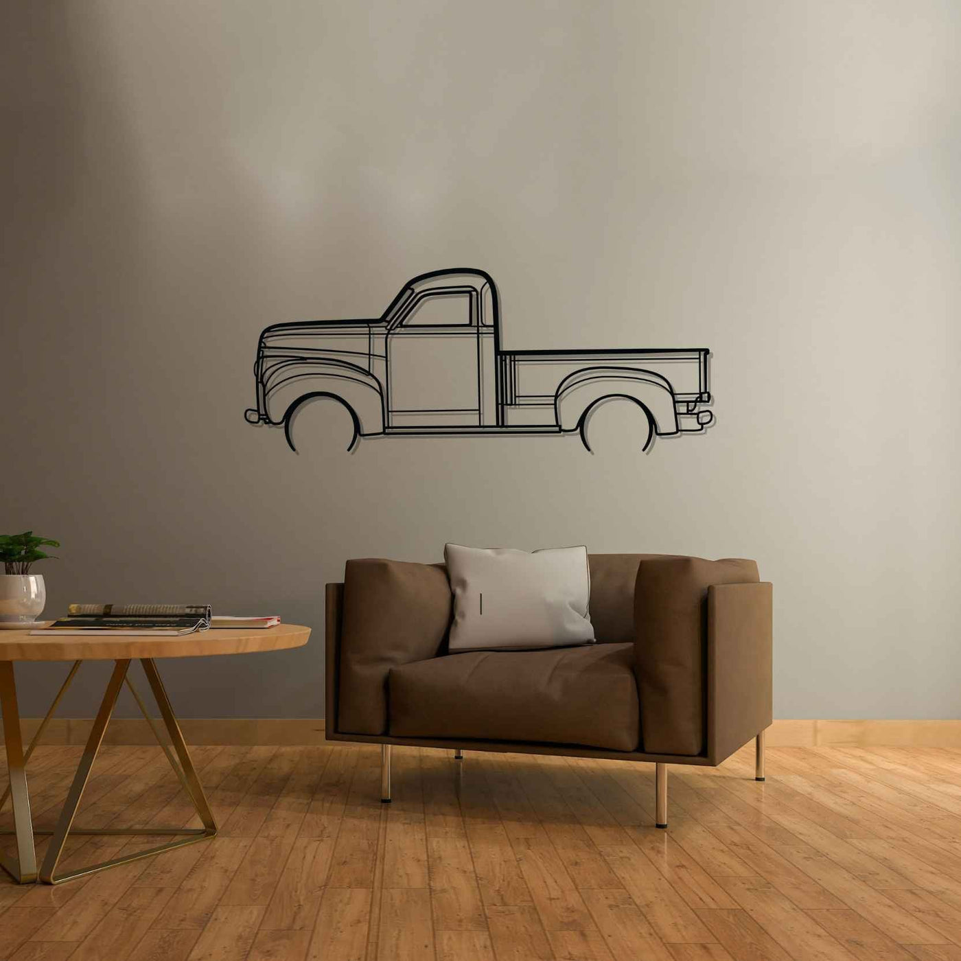 Studebaker M5 Detailed Silhouette Metal Wall Art