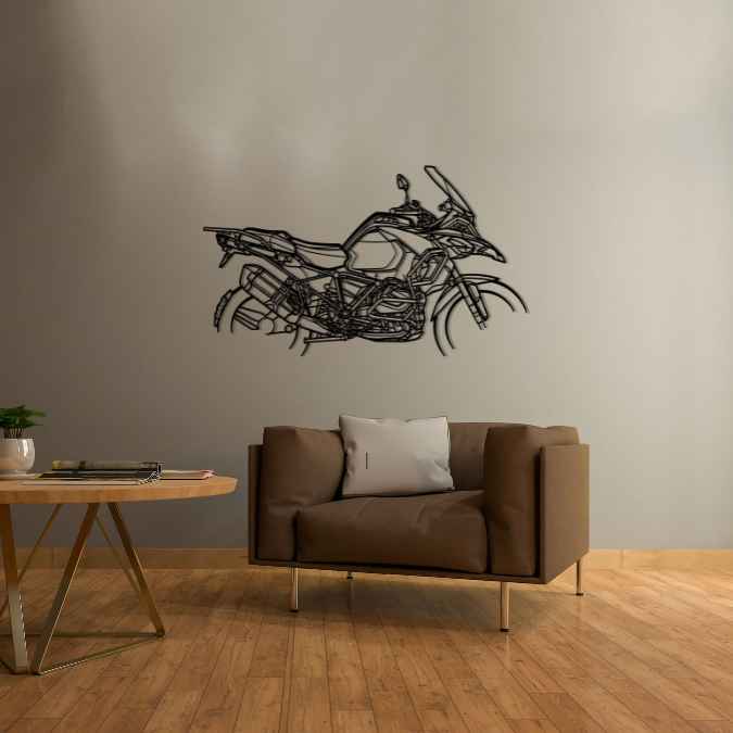 R1250 GSA 2021 Silhouette Metal Wall Art