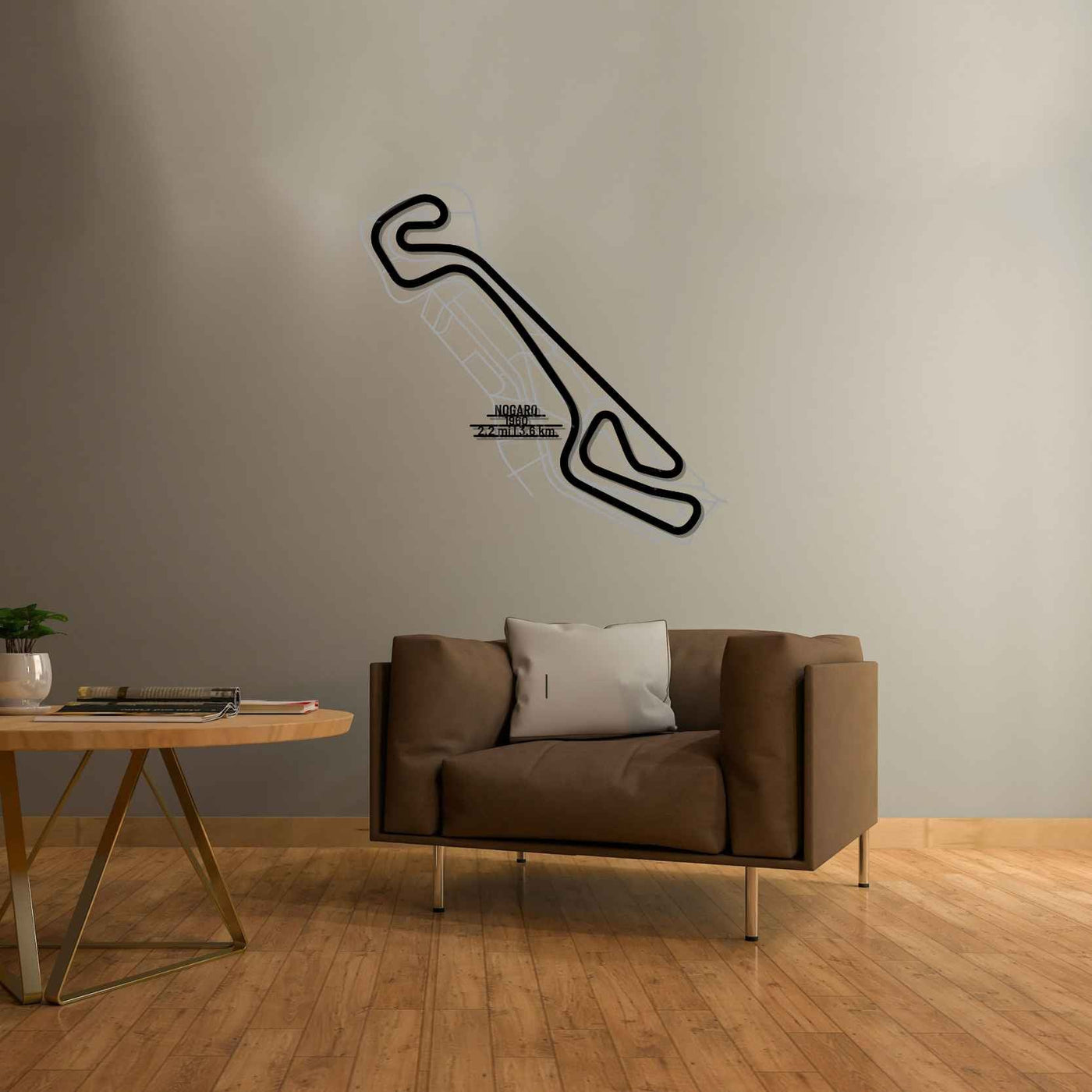 Nogaro Metal Wall Art