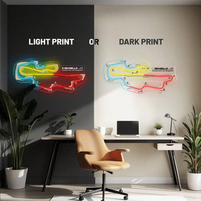Autodromo del Mugello Neon Race Track