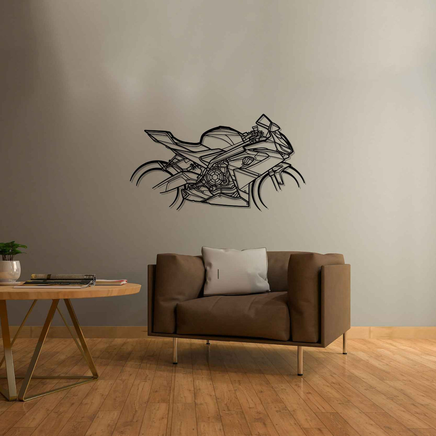 RS660 Silhouette Metal Wall Art