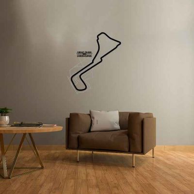 Circuit Zolder Metal Wall Art