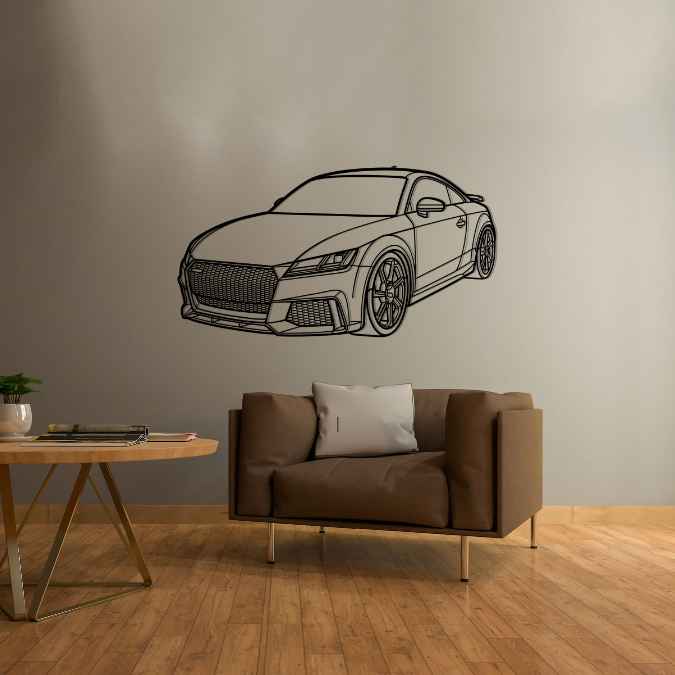 TTRS 2018 Angle Silhouette Metal Wall Art