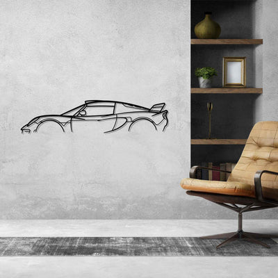 Exige Classic Silhouette Metal Wall Art