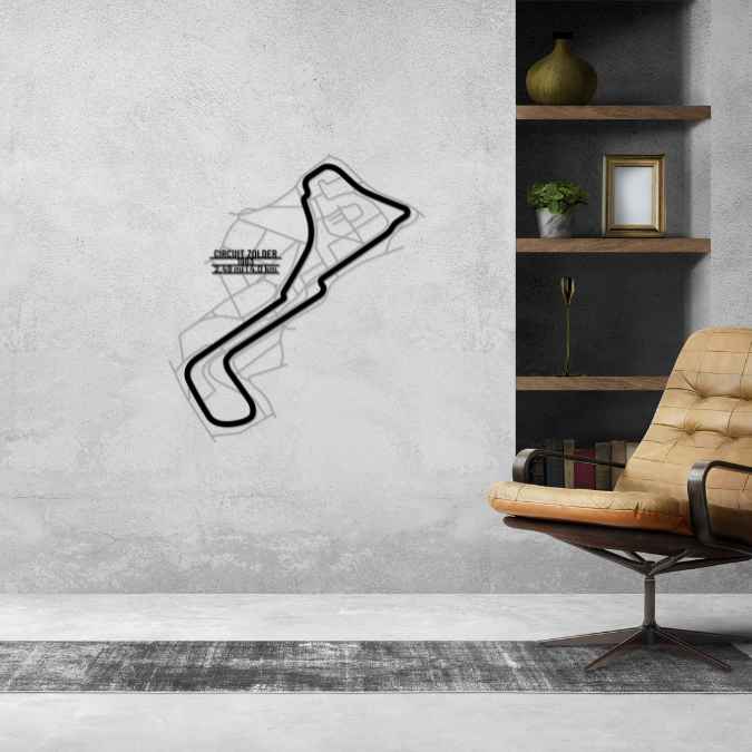 Circuit Zolder Metal Wall Art