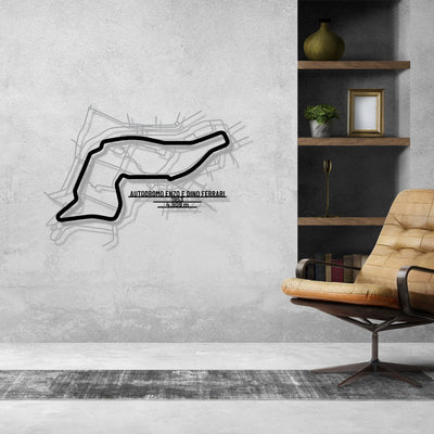 Autodromo Enzo e Dino Ferrari Metal Wall Art