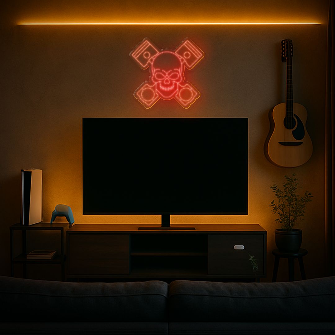 Skull Neon Sign