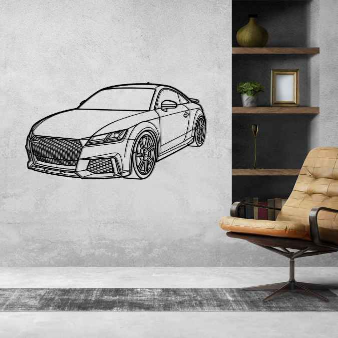 TTRS 2018 Angle Silhouette Metal Wall Art