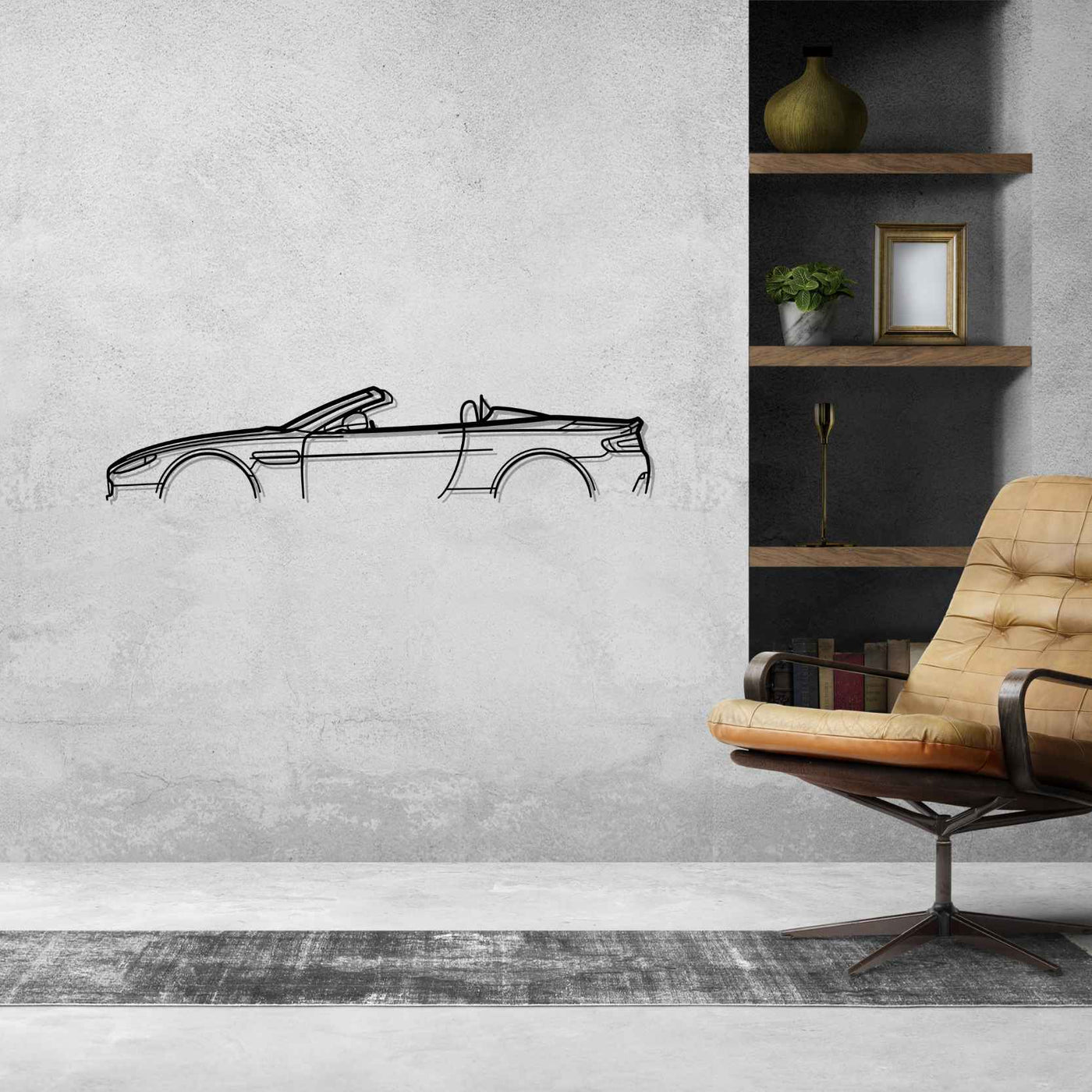 Vantage Volante 2014 Classic Silhouette Metal Wall Art