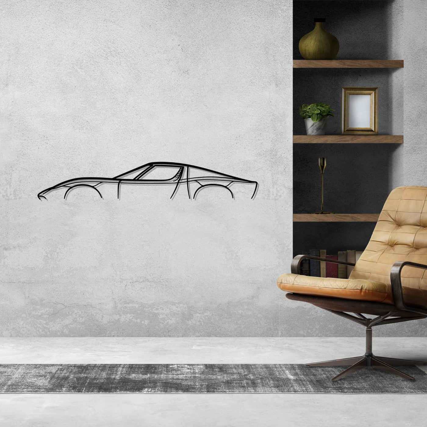 Miura Classic Metal Silhouette Wall Art