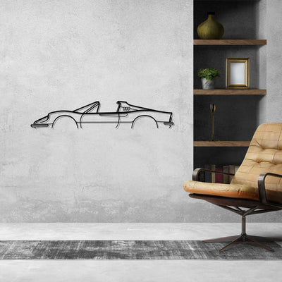 246 GTS Dino Classic Silhouette Metal Wall Art