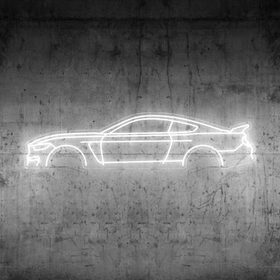 Mustang GT350 Neon Silhouette