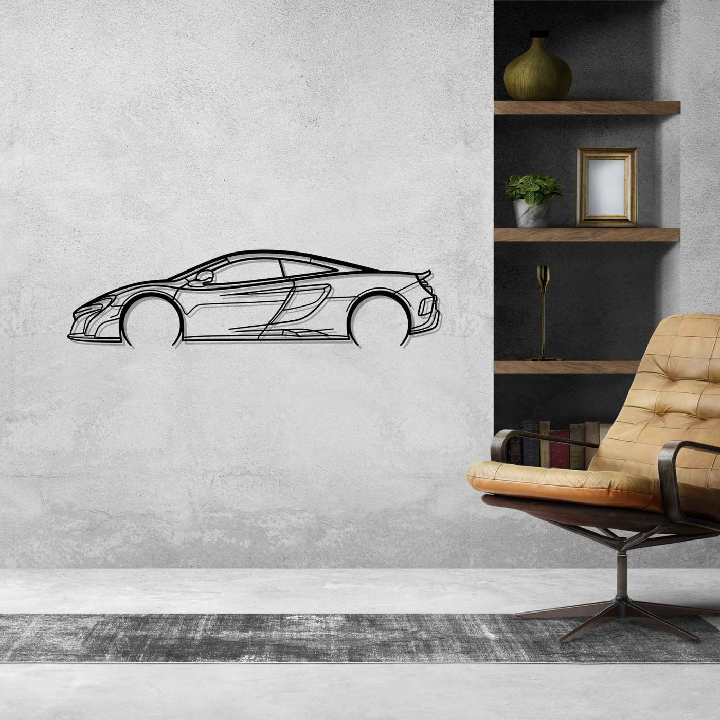 675 LT 2016 Detailed Silhouette Metal Wall Art