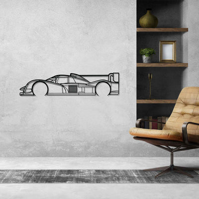 908 LMP1 2011 Detailed Silhouette Metal Wall Art